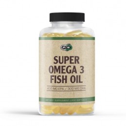 Pure Nutrition, Super Omega 3 Fish Oil 1000 mg, 400 EPA/300 DHA, 200 Capsule (Omega 3 ulei de peste) Beneficiile EPA si DHA gasi