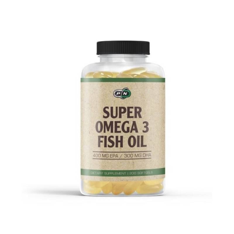Pure Nutrition, Super Omega 3 Fish Oil 1000 mg, 400 EPA/300 DHA, 200 Capsule (Omega 3 ulei de peste) Beneficiile EPA si DHA gasi