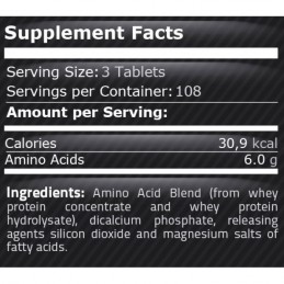 Supliment alimentar Amino 2000, 75 tablete (Aminoacizi masa musculara), Pure Nutrition USA Beneficii Amino 2000: aminoacizii rep