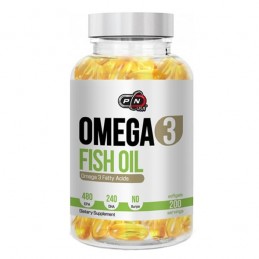 Omega 3, 1200mg, 200 capsule, Ulei de peste 480 EPA / 240 DHA Beneficii Omega 3 ulei de peste: protejeaza inima, scade nivelul d