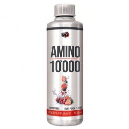 Supliment alimentar AMINO 10.000 - 500 ml, Pure Nutrition USA Beneficii Amino 10 000: 10.000 mg de aminoacizi pe servire, imbună