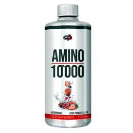 Pure Nutrition USA AMINO 10.000 - 1000 ml Beneficii Amino 10 000: 10.000 mg de aminoacizi pe servire, imbunătățește recuperarea 