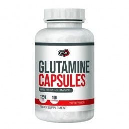 L-Glutamina 1250 mg 100 capsule, Supliment masa musculara Beneficii L-Glutamina: poate ajuta recuperarea dupa exercitii fizice, 