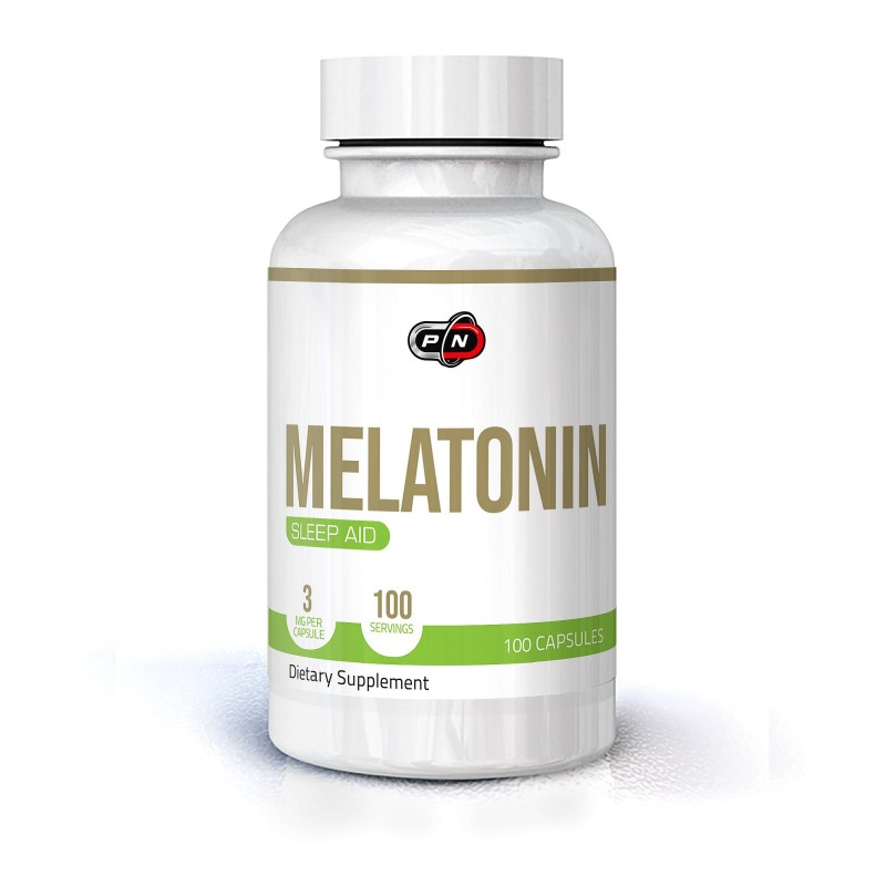 Pure Nutrition USA Melatonina 3 mg - 100 capsule, somn odihnitor, relaxare Beneficii Melatonina: sustine somnul odihnitor, regla