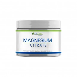 Magneziu Citrat pulbere, 200 grame, 200 portii (regleaza tensiunea arteriala, minimizeaza migrenele, amelioreaza depresia) Benef