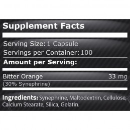 Supliment alimentar Sinefrina Pura 100 Capsule, Pure Nutrition USA Beneficii Sinefrina: arde grasimile, ajuta la pierderea in gr