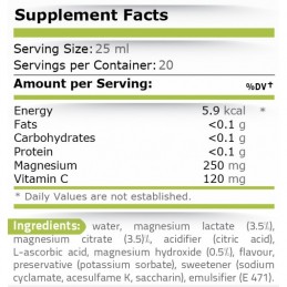 Supliment alimentar Magneziu lichid 500 ml, Pure Nutrition USA Beneficii Magneziu: regleaza tensiunea arteriala, amelioreaza mig