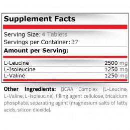 Pure Nutrition USA BCAA 5000 75 tablete (Aminoacizi esentiali) Beneficii BCAA 5000: aminoacizi esentiali, reduc oboseala muscula