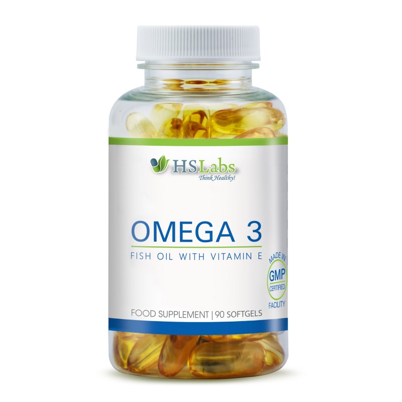Omega 3 - 1000 mg - 90 Capsule, HsLabs Beneficiile Omega 3 ulei de peste: ofera un raport de 3:2 bazat pe dovezi de EPA:DHA, pro
