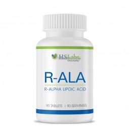 HS Labs R-Alpha Lipoic Acid (ALA) 100mg 90 Tablete Beneficii Acid Alfa-Lipoic: antioxidant, regleaza hipertensiunea arterială, b
