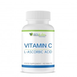 HS Labs Vitamina C 1000 mg 90 Tablete Beneficii ale Vitaminei C 1000 mg: ajuta la producerea colagenului si asigura sanatatea ar