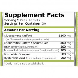 Power Flex (Acid Hialuronic, Glucozamina, Condroitina) 60 pastile, Pure Nutrition USA Beneficii Power Flex: minimizeaza inflamar