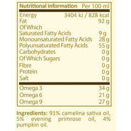 Pure Nutrition USA - Omega Oil Senior ( 40 + ) 250 ml Beneficiile Omega Oil Senior: protejează împotriva proceselor neurodegener
