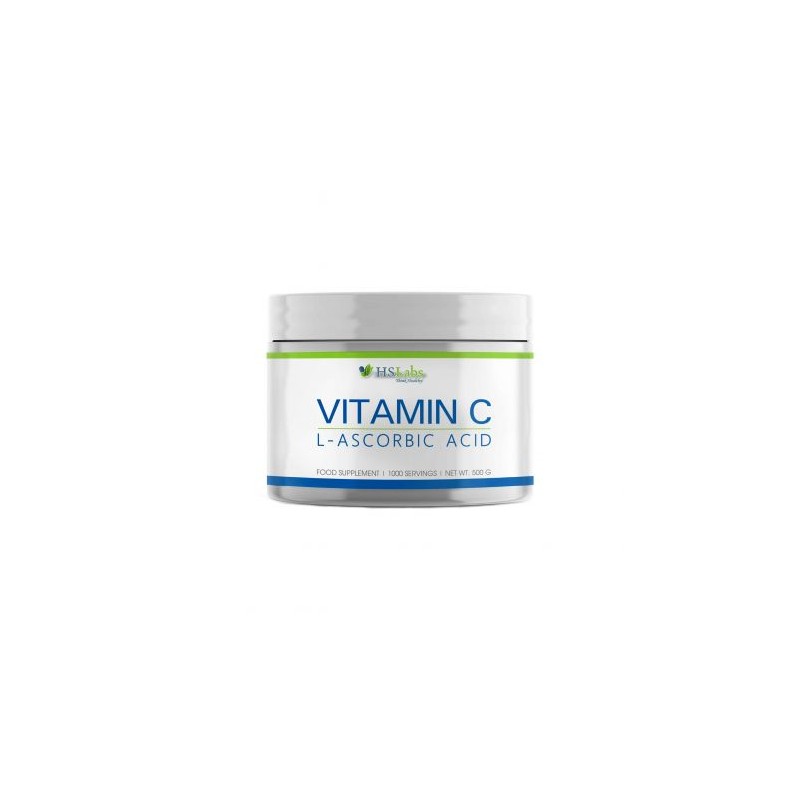 HS Labs Vitamina C pulbere, 500 grame, 1000 de portii Beneficii ale Vitaminei C pudra: ajuta la producerea colagenului si asigur