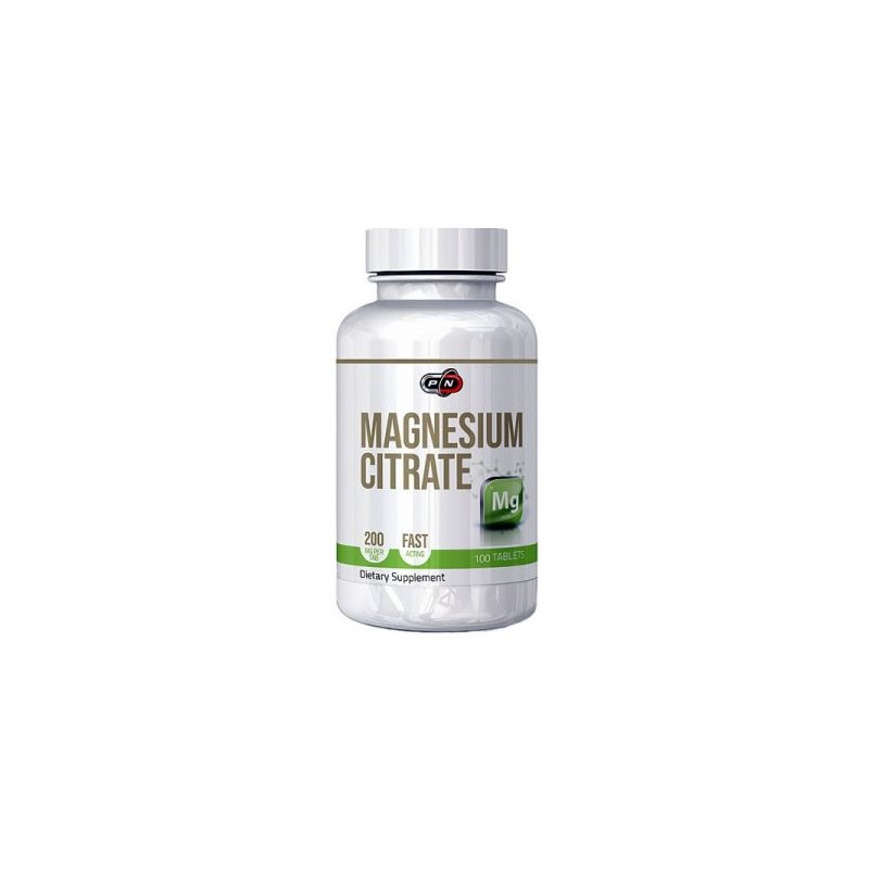 Supliment alimentar Magneziu Citrat 200 tablete 200mg, Pure Nutrition USA Beneficii magneziu citrat: regleaza tensiunea arterial