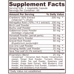 Pure Nutrition Kidney Support (Suport pentru rinichi) - 60 Capsule Beneficii Kidney Support- imbunatateste sanatatea rinichilor,