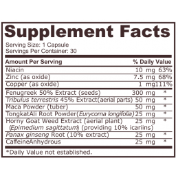 Libido Formula 30 Capsule (Vitamine libidou barbati) Libido Formula beneficii: supliment alimentar foarte eficient pentru barbat