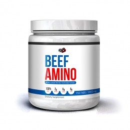 Beef Amino 150 tablete (Aminoacizi din carne de vita) Beneficii Beef Amino: continutul redus de grasimi, carnea de vita fiind nu