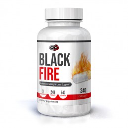 Black Fire 240 capsule (Arzator grasimi puternic), Pure Nutrition USA Beneficii Black Fire: definirea masei musculare, arde gras