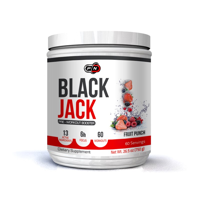 Supliment alimentar Black Jack 750 grame, Oxid Nitric Puternic- Pure Nutrition USA Beneficii Black Jack: efect puternic in doar 