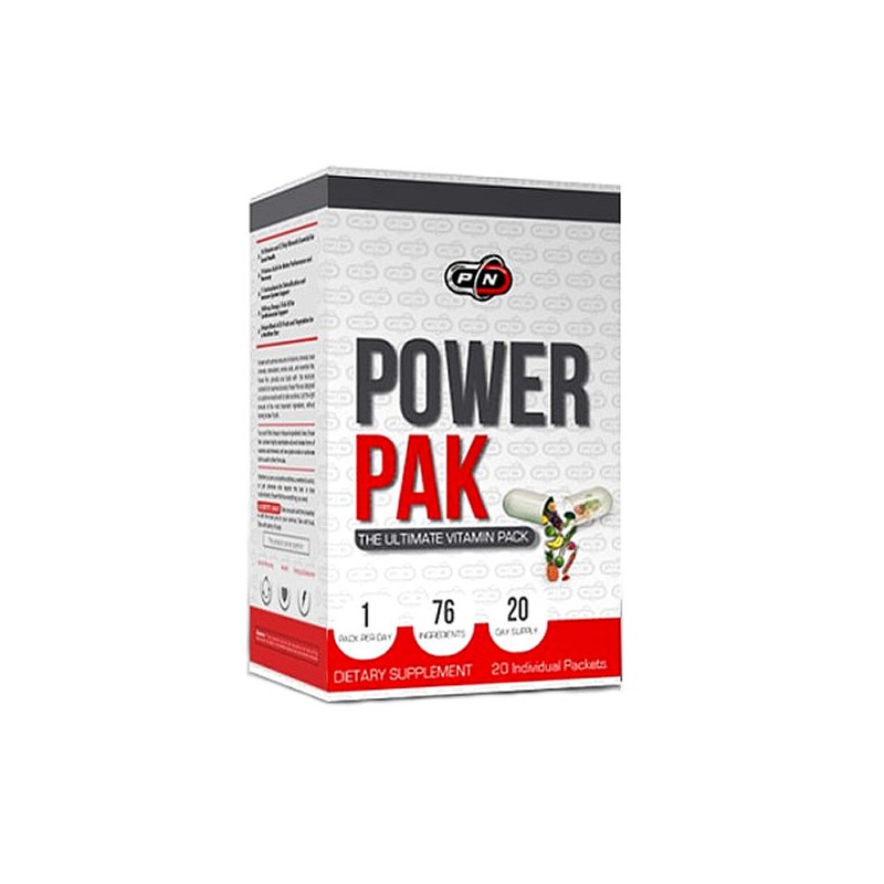 Power Pak 20 pliculete (Vitamine+Minerale+Omega 3+Aminoacizi)- Pure Nutrition USA Beneficii Power Pak: ofera energie si rezisten