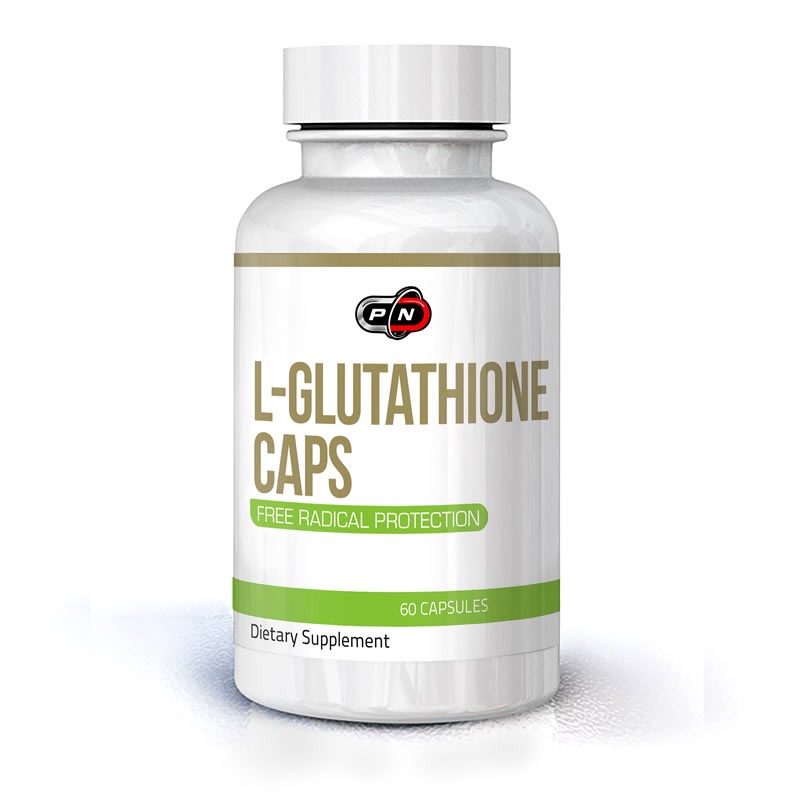 Pure Nutrition USA L-Glutation, L-Glutathione, 250 mg, 60 capsule Beneficii L-Glutation: suport pentru detoxifiere, suport antio