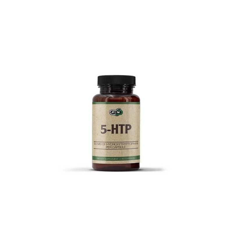 5-HTP, 50mg - 60 capsule, Pure Nutrition USA Beneficii 5-HTP din Griffonia: ajuta in dieta impotriva obezitatii, sindrom premens